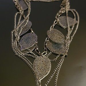 Large Long Chunky Blue Onyx Necklace-Red Carpet necklace-African Neckalce